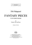 Hojsgaard Fantasy Pieces Clarinet/Cello/Piano Score 