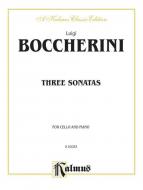 Three Sonatas For Cello And Piano Standard
