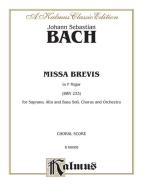 Missa Brevis In F Major 