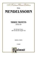 Three Motets 