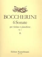 6 Sonatas for Violin and Piano, Op. 5 Vol. 2 
