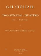 2 Sonaten a Quattro Nr. 3 und 4 F-Dur 