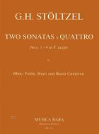 2 Sonaten a Quattro Nr. 3 und 4 F-Dur 