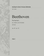 Romanzen G-Dur op. 40 und F-dur op. 50 für Violine und Orchester 