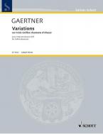 Variations sur trois vieilles chansons d'Alsace Standard