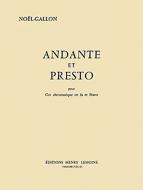 Andante et presto 