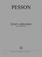 Ecrit à Qinzhou 