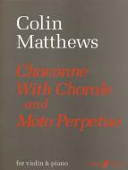 Chaconne with Chorale and Moto Perpetuo 