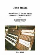 Stück Nr. 2 ohne Titel (Trompete in C mit Orgel) 