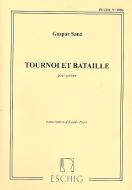 Tournooi et Bataille, Pour Guitare, Transcription 