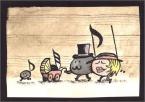 Postkarte Familienbande 
