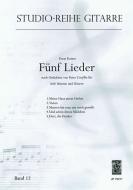 Fünf Lieder op. 93 