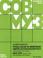 Prelude in memoriam Dmitri Schostakowitsch / Moz-Art 