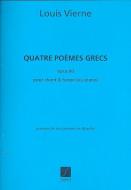 Quatre Poemes Grecs, op. 60 pour Chant e Piano 