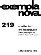 3 Piano Pieces 