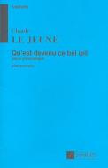 Qu'est Devenu Ce Bel Oeil Choeur 