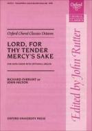 Lord, For Thy Tender Mercy's Sake 