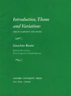 Introduction, Theme, And Variations 