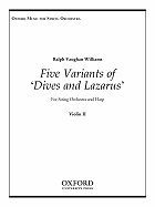 Five Variants On 'Dives and Lazarus' 