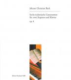 6 italienische Canzonetten op. 4 
