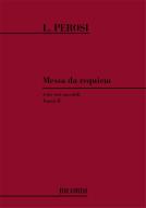 Messa Da Requiem a 3 Voci Maschili Con Organo O Arm. 
