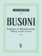 Kadenzen zu Klavierkonzerten W. A. Mozarts Heft 1 
