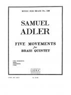 5 Movements For Brass Quintet 