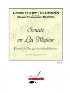 Sonate, En La Majeur pour 2 Basses de Viole 