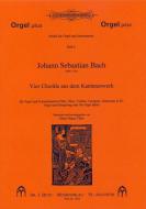 4 Choräle aus dem Kantatenwerk Heft 5 