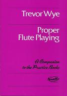 Proper Flute Playing 