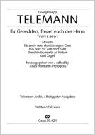 Ihr Gerechten, freuet euch des Herrn 