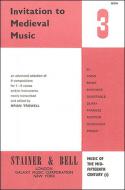 Invitation To Medieval Music Book 3 