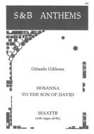 Hosanna To The Son Of David 