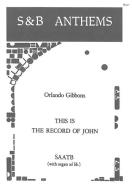 This Is The Record Of John 