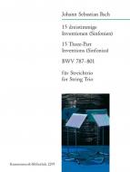 15 dreistimmige Inventionen BWV 787-801 