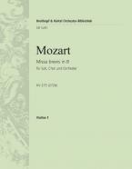 Missa brevis in B-Dur KV 275 (272b) für Soli, Chor und Orchester 