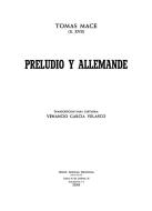 Preludio Y Allemande 