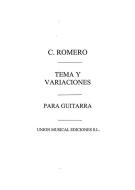 Romero (Celedonio) Tema Y Variacones 