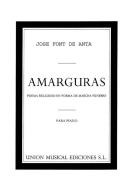 Font Y De Anta Amarguras Piano 