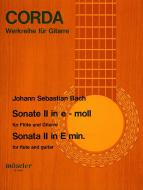 Sonata No. 2 E Minor BWV 1034 