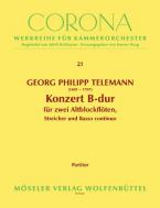 Concerto B-Flat Major TWV 52:B1 