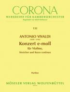 Concerto E Minor P 109 