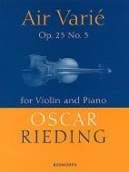 Air Varie for Violin and Piano Op. 23 No. 3 