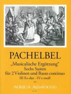 Musical recreation' Six suites Vol. II: Suites E flat major, e minor 