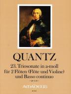 23. Triosonate in a-moll QV 2:40 