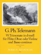 93. Sonata a tre in D minor - TWV 42:d4 from 'Essercizii musici ' 