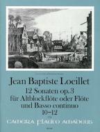 12 sonatas op. 3 Vol. IV: Sonatas 10-12 