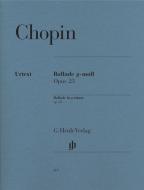 Ballade in g minor op. 23 