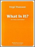 What Is It? 