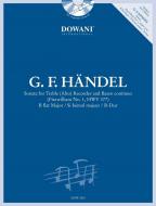 Sonate für Altblockflöte und Basso continuo In B-Dur 